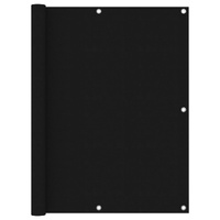 Balcony Screen Black 120x400 cm Oxford Fabric