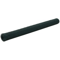 Chicken Wire Fence Steel with PVC Coating 25x1.5 m Green
