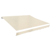 Awning Top Sunshade Canvas Cream 3.5x2.5 m