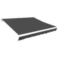 Awning Top Sunshade Canvas Anthracite 6x3 m