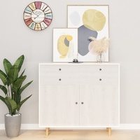Self-adhesive Furniture Film White Wood 500x90 cm PVC