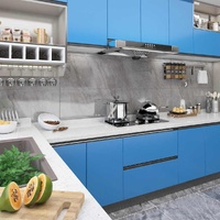 Self-adhesive Furniture Film Azure 500x90 cm PVC