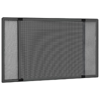 Extendable Insect Screen for Windows Anthracite (100-193)x75 cm