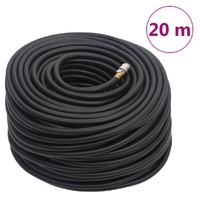 Hybrid Air Hose Black 0.6" 20 m Rubber and PVC