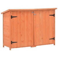 Garden Storage Shed 128x42x91 cm Wood