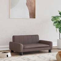 Dog Bed Brown 70x45x30 cm Faux Leather