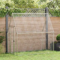 Chicken Cage Silver 200x100x190 cm Galvanised Steel