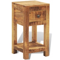 Nightstand with 1 Drawer Solid Mango Wood
