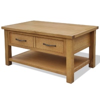 Coffee Table 88x53x45 cm Solid Oak Wood