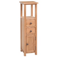 Corner Cabinet 26x26x94 cm Solid Oak Wood
