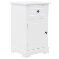 Bedside Cabinet MDF and Pinewood 35x32x59 cm