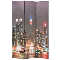 Folding Room Divider 120x180 cm New York by Night