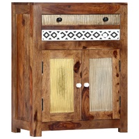 Side Cabinet 60x30x75 cm Solid Acacia Wood