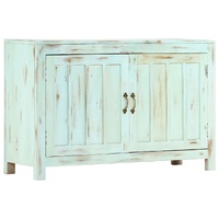 Sideboard Light Blue 110x35x70 cm Solid Mango Wood
