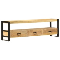 TV Cabinet 150x30x45 cm Solid Mango Wood