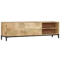 TV Cabinet 145x30x41 cm Solid Mango Wood
