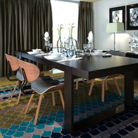 Black and Dark Brown