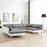 Sofa White Artificial Leather