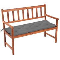 Garden Bench with Cushion 120 cm Solid Acacia Wood
