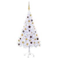 Artificial Pre-lit Christmas Tree with Ball Set 120 cm 230 Branches