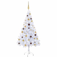 Artificial Pre-lit Christmas Tree with Ball Set 150 cm 380 Branches