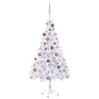 Artificial Pre-lit Christmas Tree with Ball Set 150 cm 380 Branches