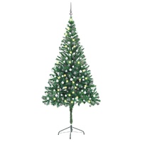 Artificial Pre-lit Christmas Tree with Ball Set 210 cm 910 Branches
