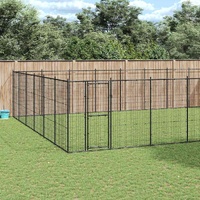 Outdoor Dog Kennel Steel 79.86 m²