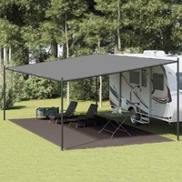 Tent Carpet 400x800 cm Anthracite HDPE