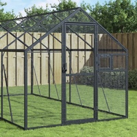 Aviary Anthracite 1.79x6x1.85 m Aluminium