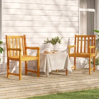 Garden Chairs 2 pcs Solid Acacia Wood
