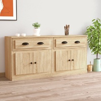 Sideboards 2 pcs Sonoma Oak Engineered Wood