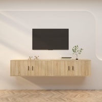 Wall-mounted TV Cabinets 2 pcs Sonoma Oak 100x34.5x40 cm