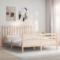 vidaXL Bed Frame without Mattress 150x200 cm Solid Wood