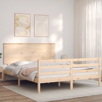 vidaXL Bed Frame without Mattress 150x200 cm Solid Wood