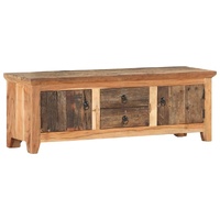 TV Cabinet 120x30x40 cm Solid Acacia Wood and Reclaimed Wood