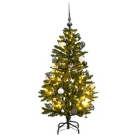 Artificial Hinged Christmas Tree with 150 LEDs & Ball Set 150 cm