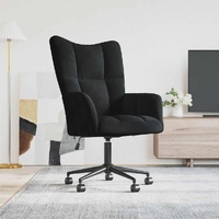 Relaxing Chair Black Velvet