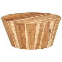 Coffee Table Ø65x31 cm Solid Acacia Wood