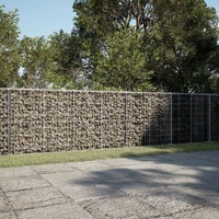 Gabion Basket with Cover 1100x50x100 cm Galvanised Iron