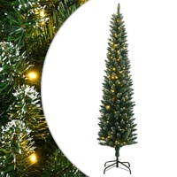 Artificial Slim Christmas Tree 300 LEDs 210 cm