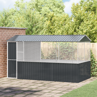Bird Cage Anthracite 410 x 210 x 230 cm Galvanised Steel