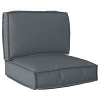 Pallet Cushion Set 2 pcs Anthracite Oxford Fabric