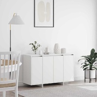 White Sideboard White Engineered Wood 120 x 41 x 75 cm