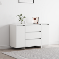 Sideboard with Drawer White 120 x 41 x 75 cm Engineered Wood