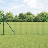 Fence Post 52 pcs Green 3,2 x 3,2 x 170 cm
