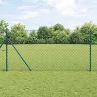 Ground Fix Welded Wire Fence 25 x 1 m (W x H) PVC-Coated Steel