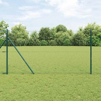 Ground Fix Welded Wire Fence 25 x 1 m (W x H) PVC-Coated Steel