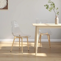 Dining Chairs 2 pcs Transparent PET