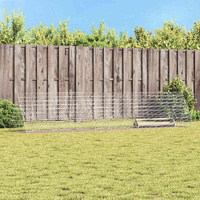 Chicken Cage Silver 430 x 100 x 85 cm Galvanised Steel